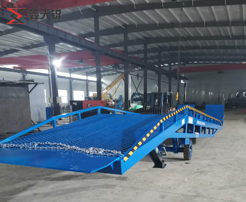 绍兴移动式液压登车桥生产车间